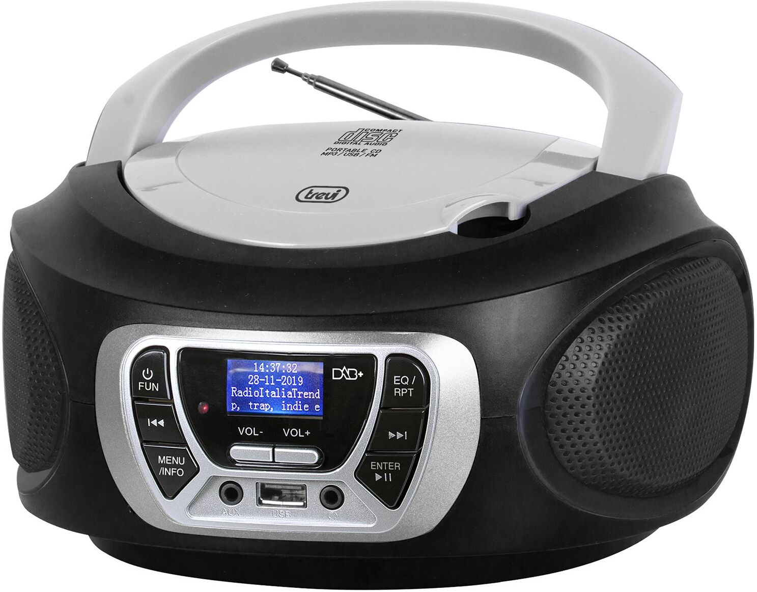 TREVI CMP 510 DAB Digitale Nero TREVI CMP 510 DAB Digitale Nero