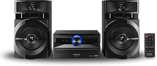 panasonic sc-ux102e-k set audio da casa 300 w nero