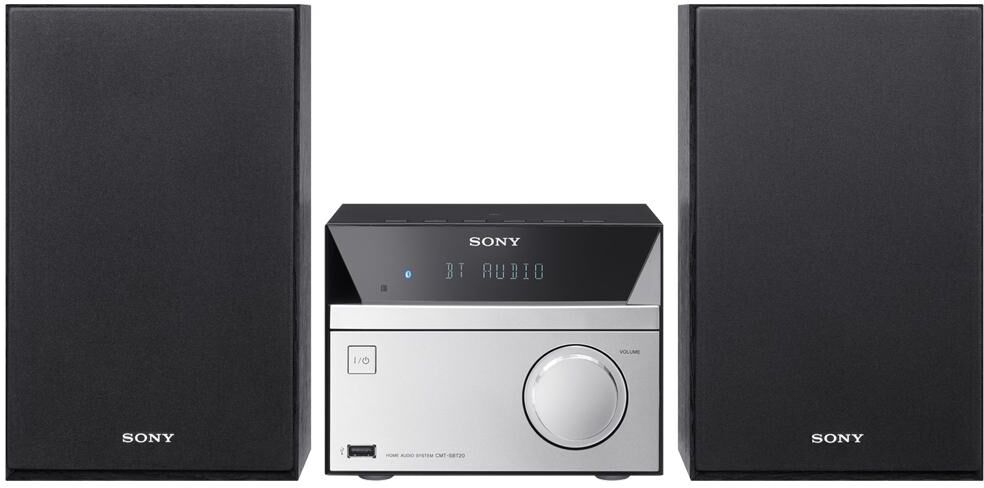 Sony CMT-SBT20B 12 W Nero, Argento Sony CMT-SBT20B 12 W Nero, Argento