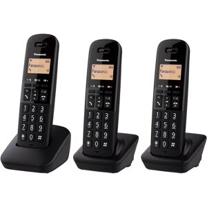 Panasonic CORDLESS DECT TRIO BLACK TGB613JTB