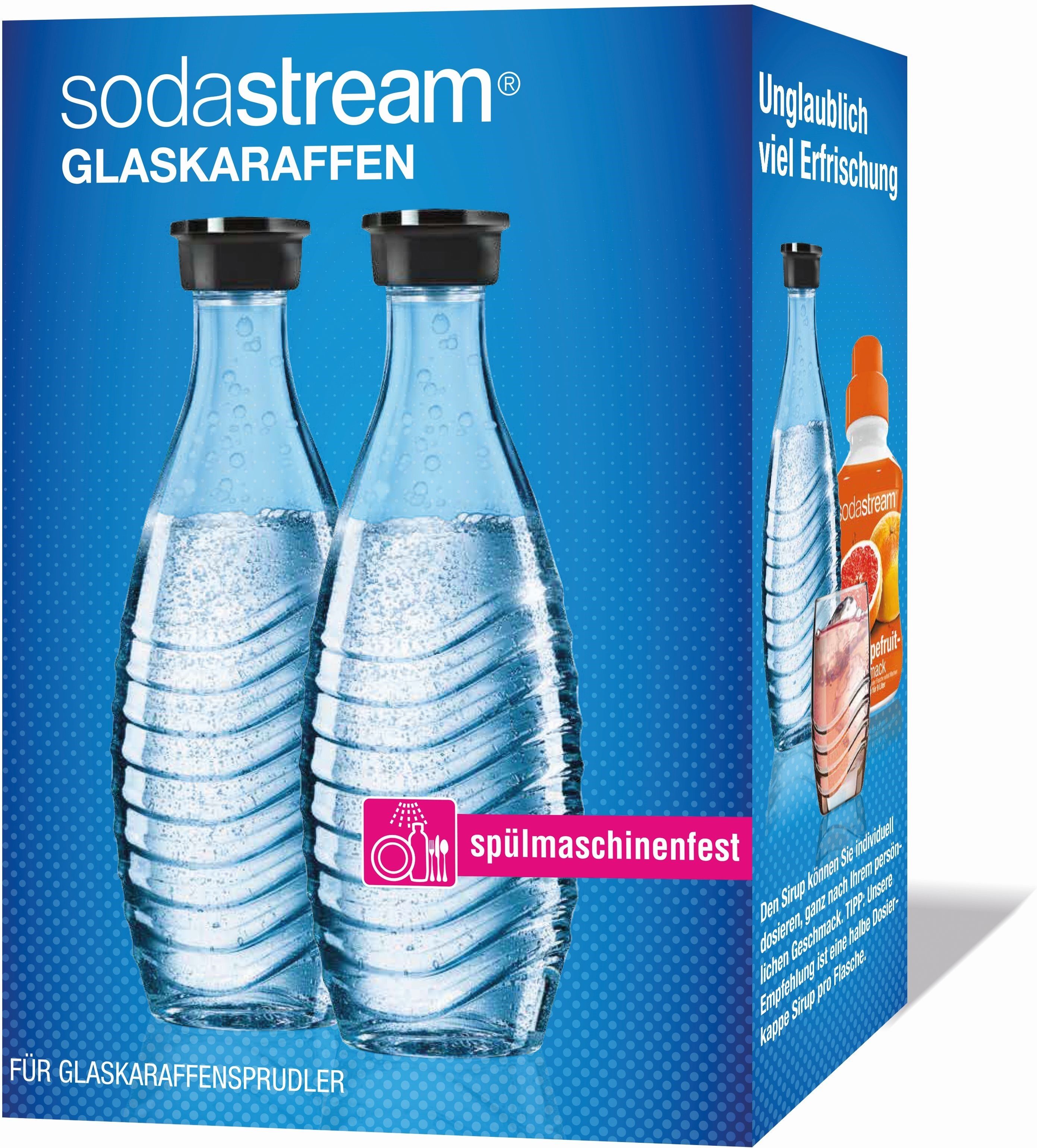 SODASTREAM BOTTIGLIE 2PZ IN VETRO BIPACK X CRYSTAL/PENGUIN 2270063