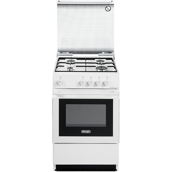 delonghi cucina 50x50 4f bianca forno gas sgw554gn