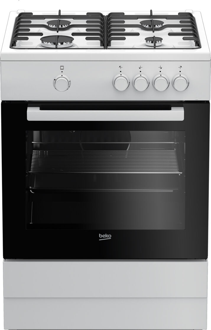 Beko CUCINA 60X60 4FUOCHI BIANCA FORNO GAS FSG62000DW