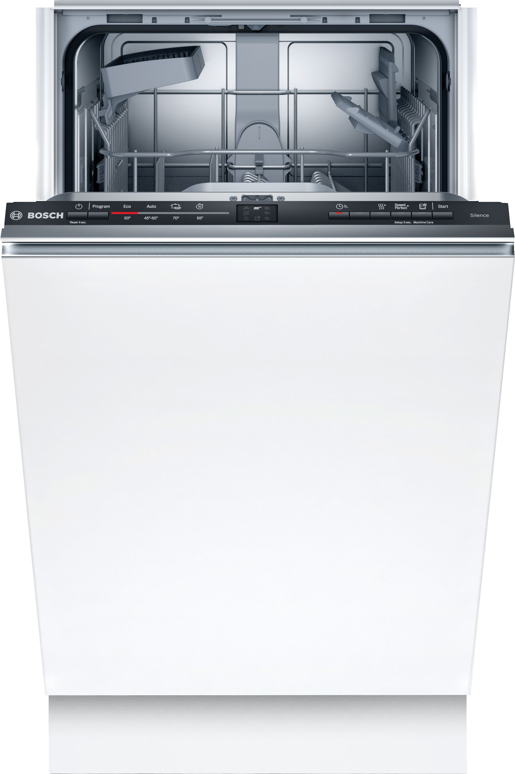 Bosch Serie 2 SRV2HKX39E lavastoviglie A scomparsa totale 9 coperti E Lavastoviglie connessa con la funzione Silence on demand attivabile tramite App Home Connect.