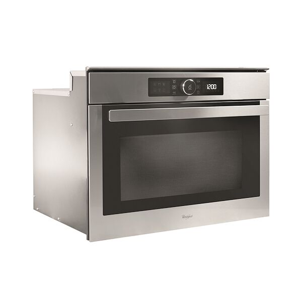 whirlpool forno mw inc combi 40lt acciaio display amw508/ix