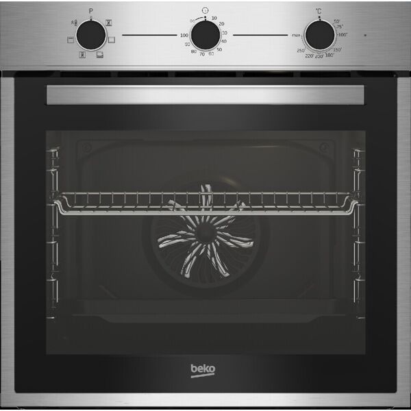 beko forno 72lt multi6 a 3manopole inox bbie14100x