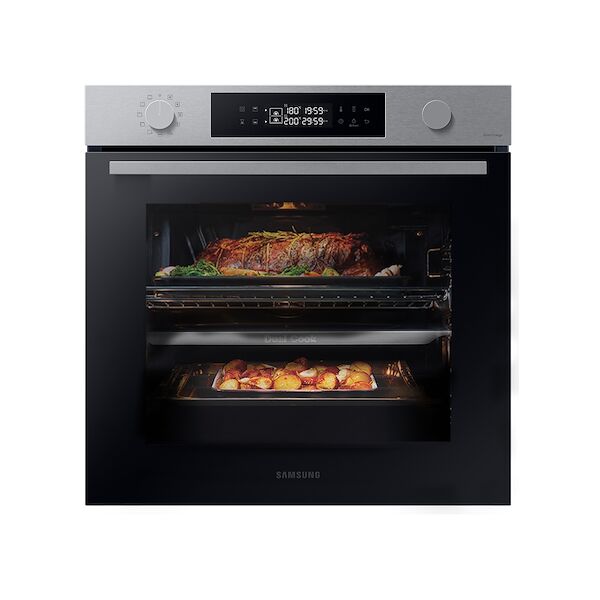 samsung forno dual cook 76 lt a+ vapore nat n7b44403bs