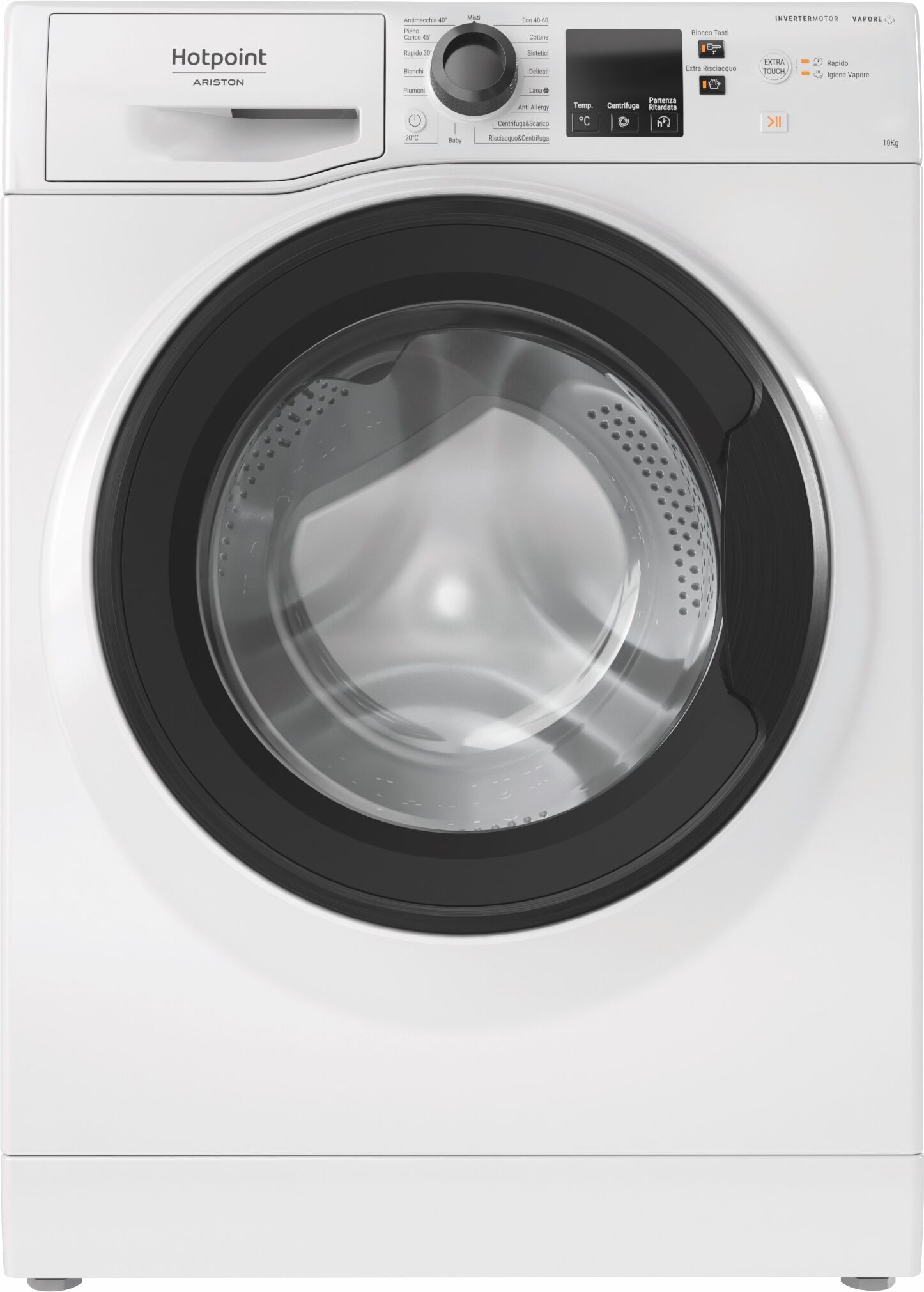 Ariston Hotpoint NF1044WK IT lavatrice Libera installazione Caricamento frontale 10 kg 1400 Giri/min C Bianco