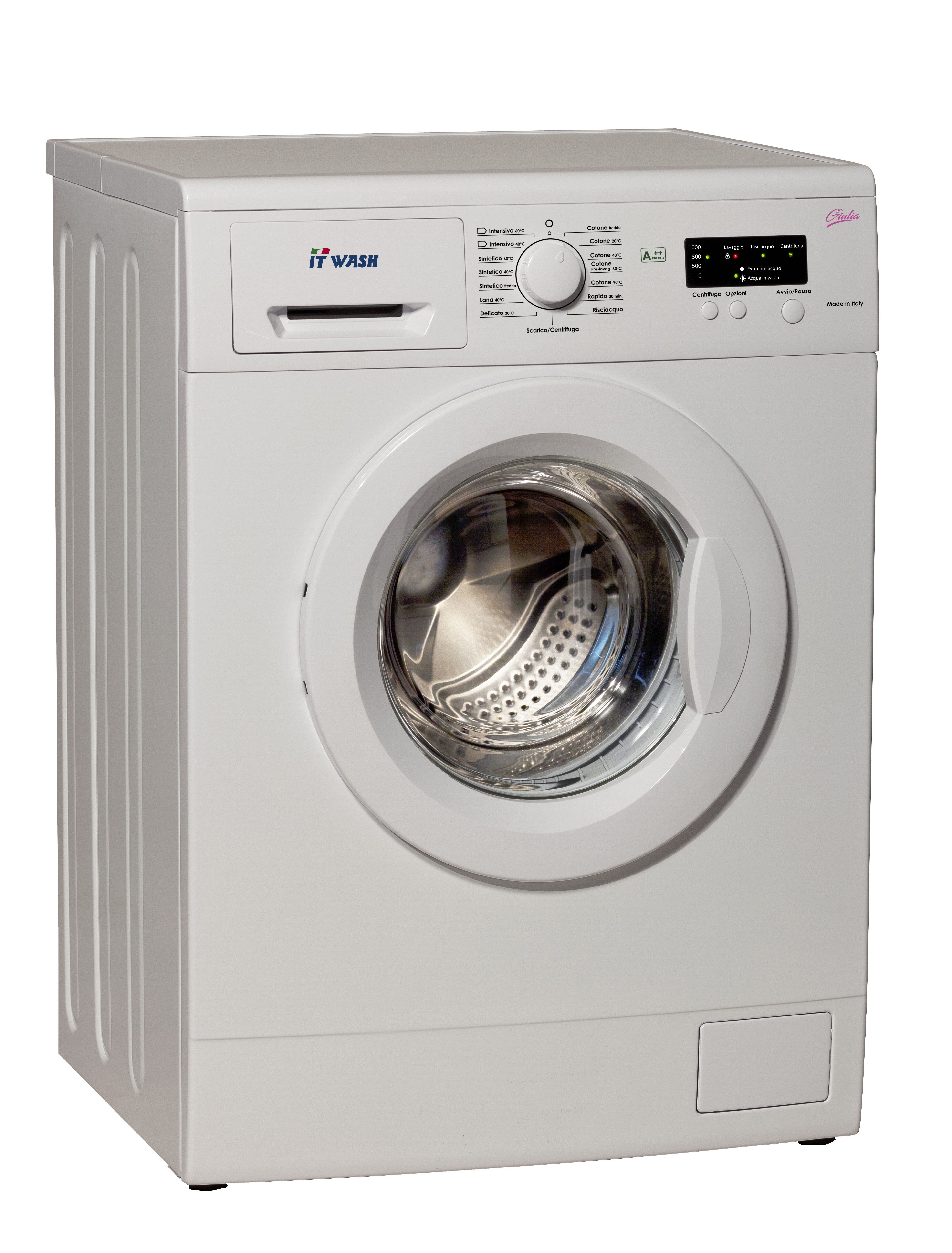San Giorgio ITWASH G710 lavatrice Caricamento frontale 7 kg 1000 Giri/min D Bianco
