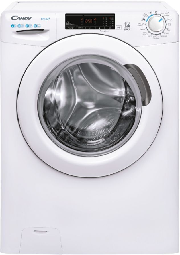 Candy Smart CSS4137TE/1-11 lavatrice Caricamento frontale 7 kg 1300 Giri/min D Bianco