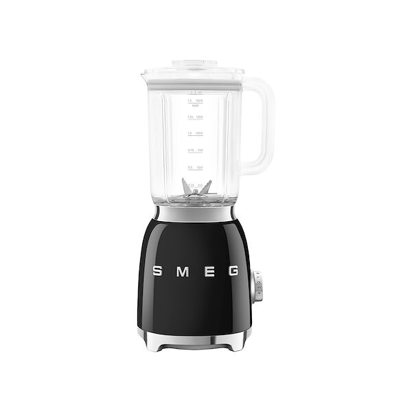 smeg frullatore c/vaso nero blf03bleu