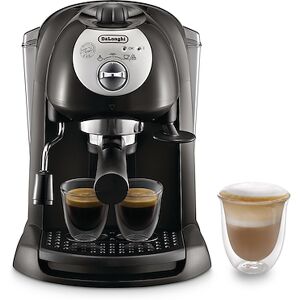 DeLonghi MACCHINA CAFFE' ESPRESSO POLVERE/CIALDE NERA/SILVER EC201CD