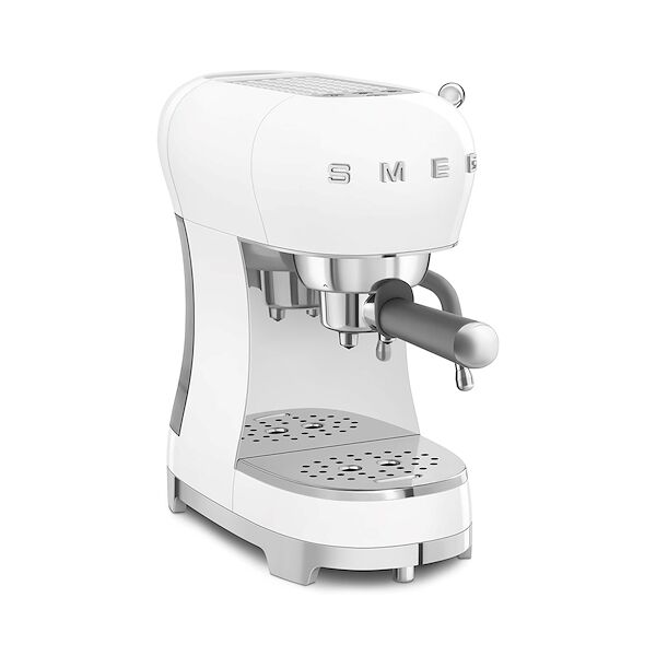 smeg macchina da caffe espresso bianca ecf02wheu