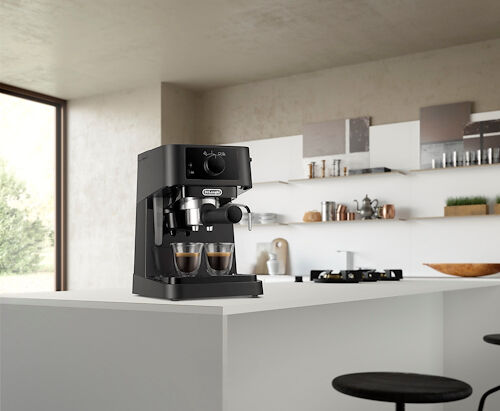 delonghi macch caffe polvere/cialde nera ec235.bk