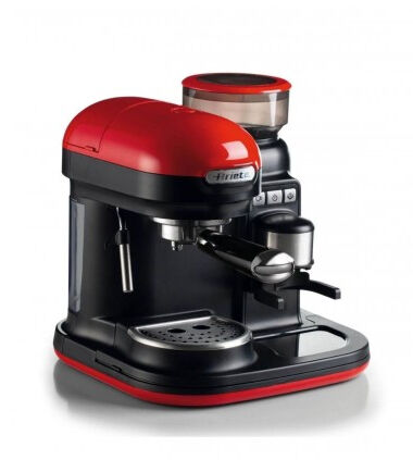 ariete macchina caffe' + macinacaffe' rosso 1318