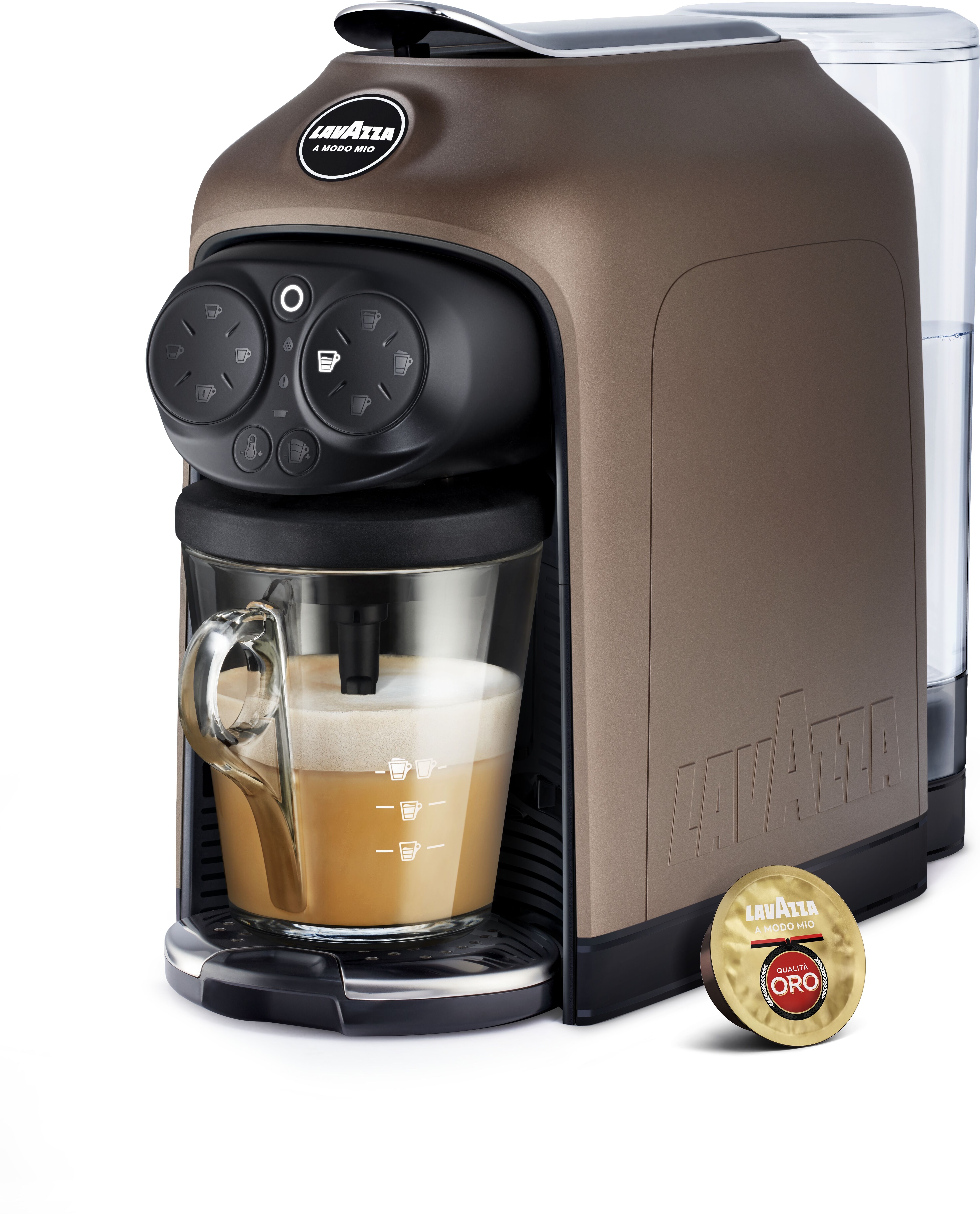 lavazza macchina caffe' desea brownwalnut lm950e