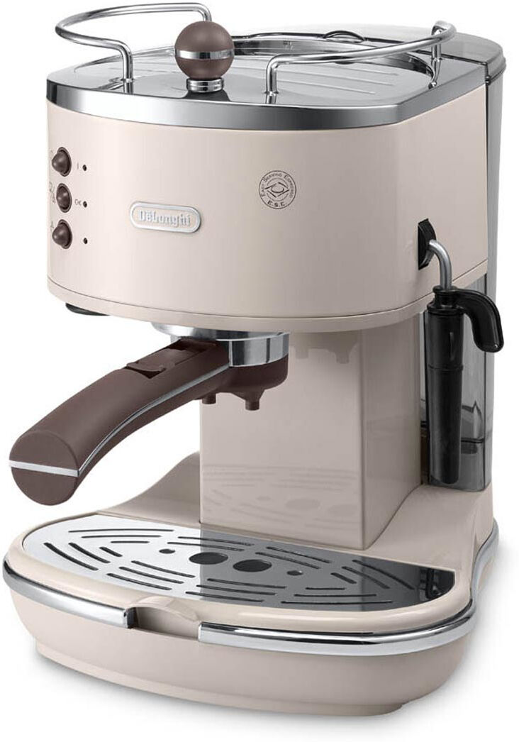 DeLonghi MACCHINA CAFFE&apos; ESPRESSO C/CIALDE BEIGE ECOV311.BG