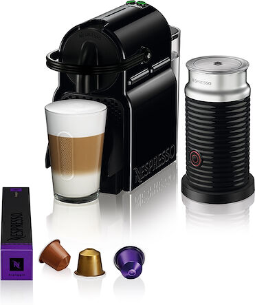 DeLonghi MACCHINA CAFFE&apos; NESPRESSO INISSIA + AEROCCINO NERA EN80BAE