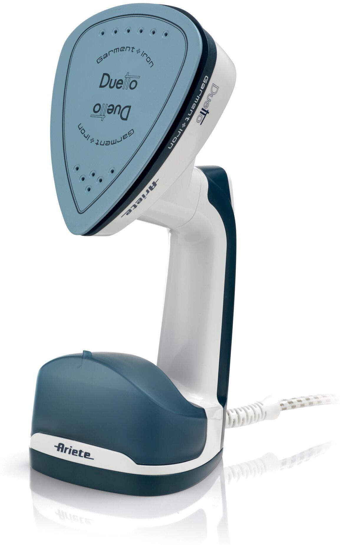 Ariete stiratore verticale portatile 6246 Vapore per indumenti 0,18 L 1000 W Blu, Bianco Ariete stiratore verticale portatile 6246 Vapore per indumenti 0,18 L 1000 W Blu, Bianco