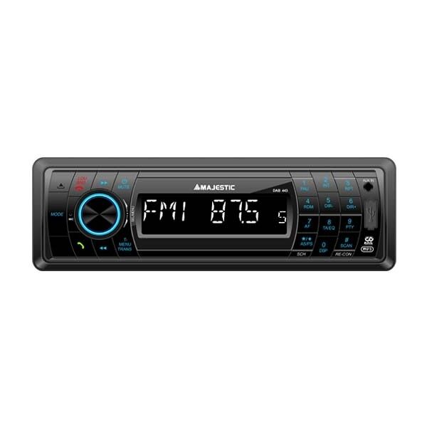 majestic radio lettore cd auto new dab-443 nero bluetooth