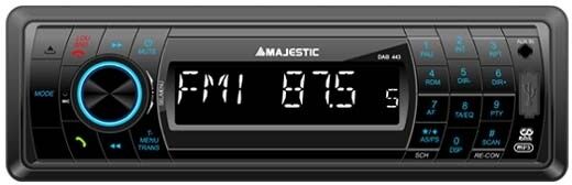 Majestic Radio lettore CD auto New DAB-443 Nero Bluetooth