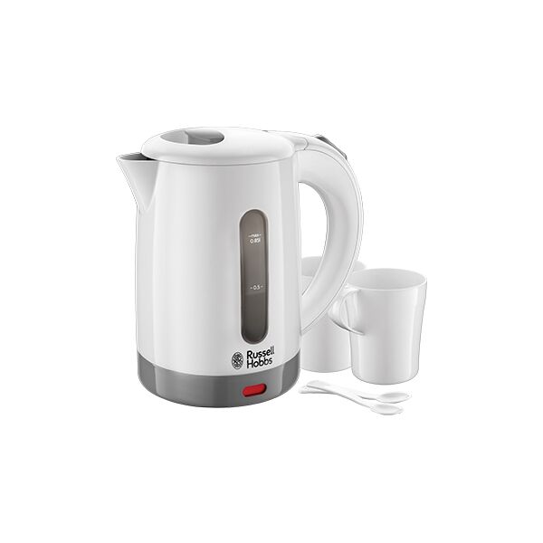 russell hobbs 23840-70 bollitore elettrico 0,85 l 1000 w grigio, bianco