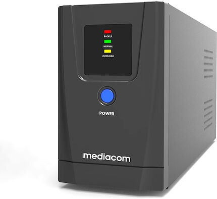 Mediacom GRUPPO DI CONTINUITA&apos; UPS 650VA BLACK M-UPS651N