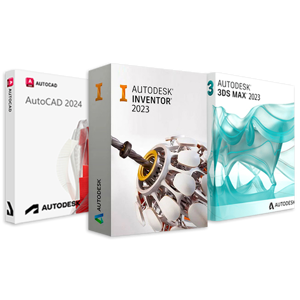 PACCHETTO AUTODESK CON AUTOCAD, INVENTOR E 3DS MAX