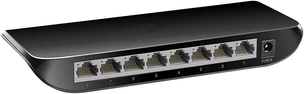 proxe switch 8 porte lan gigabit con alimentatore esterno