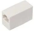 Accoppiatore Cat5 Rj45 Femmina - Femmina 8p8c Colore Bianco Senza Schermatura