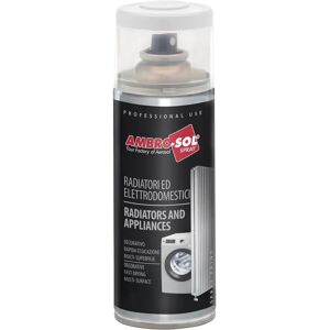 ambrosol smalto spray  elettrodomestici bianco 400 ml 5 m² con 1 l