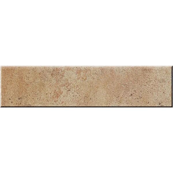 tecnomat battiscopa chiusi 8x33,3cm 8 pezzi rosso gres porcellanato int