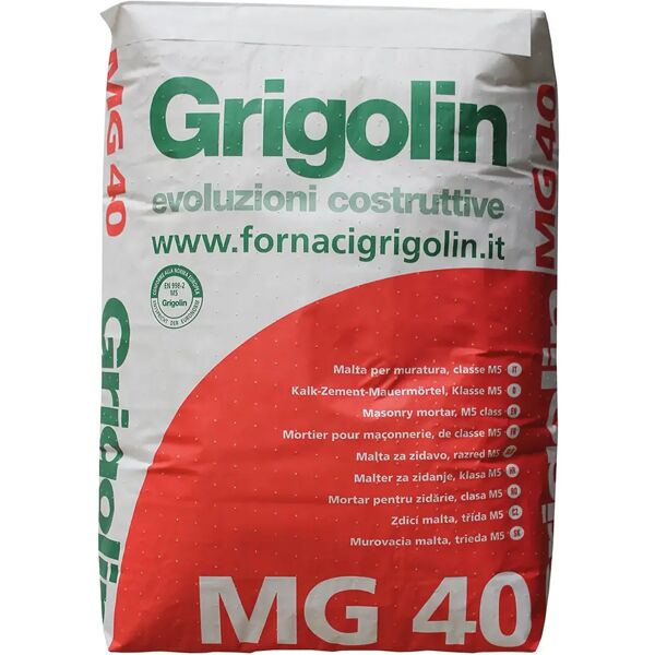 tecnomat malta per muratura grigolin mg40 25 kg