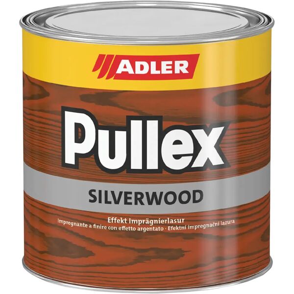 adler_vernici finitura a finire legno adler 750 ml pullex silverwood argento solvente 4-5 m² con 1 l