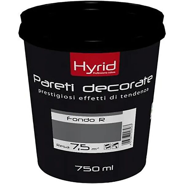 hyrid by covema fondo ruvido hyrid 0,75 l preparazione murale di pareti decorate 5 m² con 1 l a 2 mani