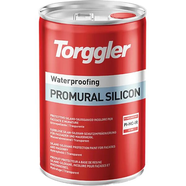 torggler idrofobizzante promural s  1 l incolore e idrorepellente ideale in ambienti marini