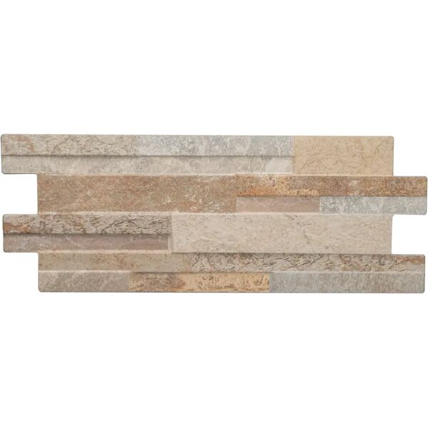 tecnomat placchetta continenti asia 16x40x0,85 cm grigio beige gres porcellanato