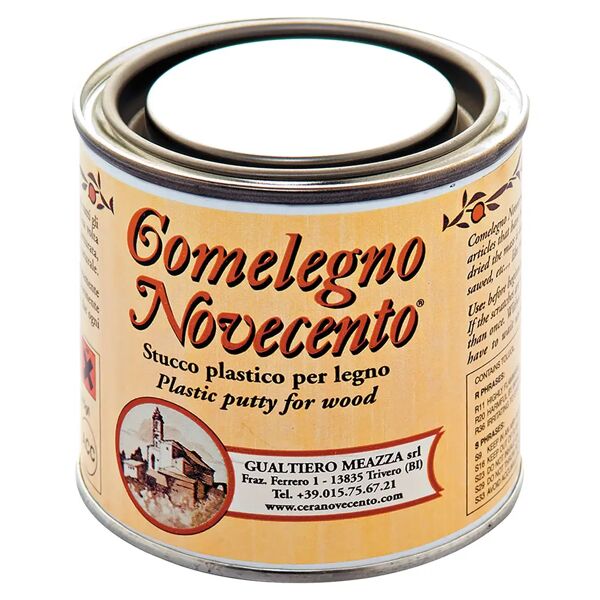 cera_novecento stucco plastico comelegno novecento per legno 250ml noce chiaro pronto uso