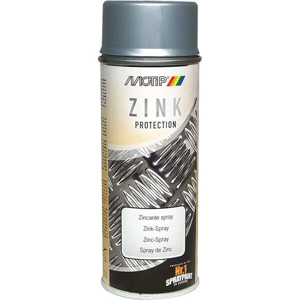 motip smalto spray zink  zincante 400 ml 2,5 m² con 1 l