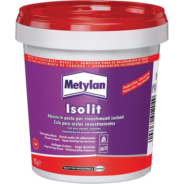 metylan adesivo isolit  925 g per rivestimenti isolanti