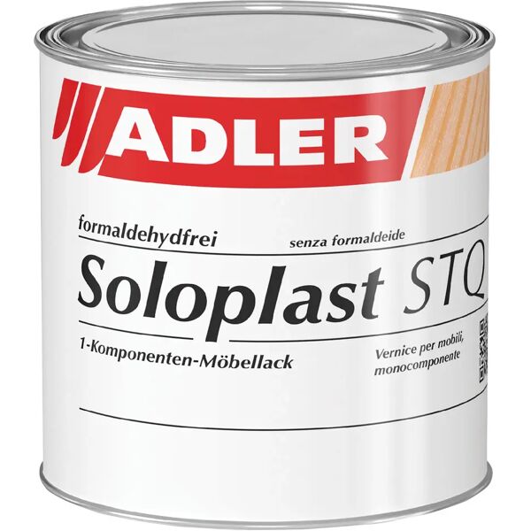 adler_vernici vernice per mobili solvente adler 750 ml soloplast incolore opaco 10 m² con 1 l