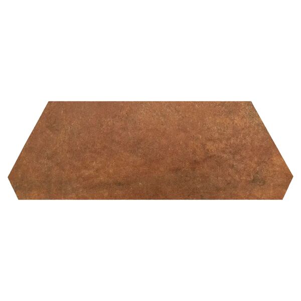 graeba elemento ad elle monolitico abbazie terracotta 15x30x4 cm 4 pez gres porcellanato