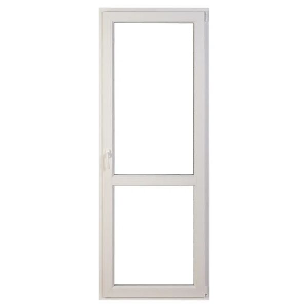 tecnomat porta finestra in pvc bianca    1 anta destra   80x220 cm (lxh)
