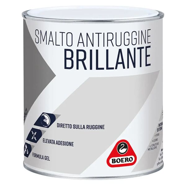 boero smalto antiruggine gel  brillante verde imperiale 2,5 l esterno 9-11 m² con 1 l