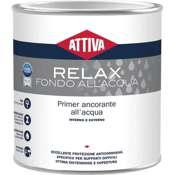 attiva fondo acqua  relax bianco 2,5 l 12-13 m² con 1 l