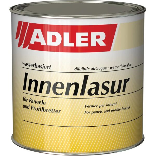 adler_vernici vernice interni acqua adler 750 ml innenlasur bianco 10-12 m² con 1 l