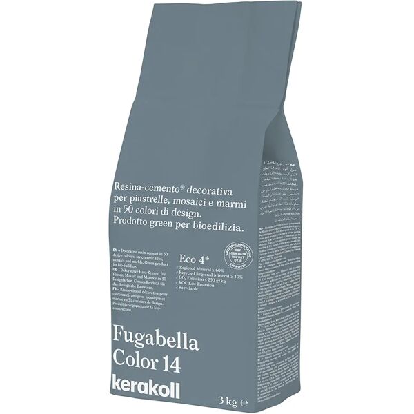 kerakoll stucco fugabella color  14 3 kg fuga 0-20 mm uso interno ed esterno