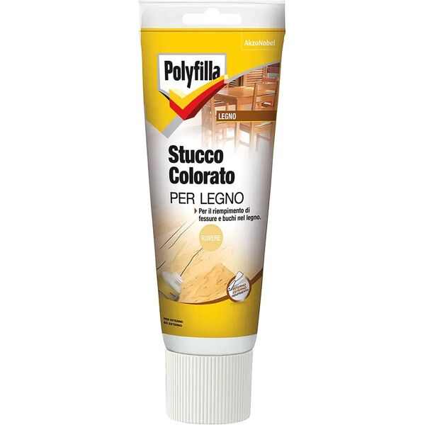 polyfilla stucco colorato per legno  230 ml rovere interno ed esterno