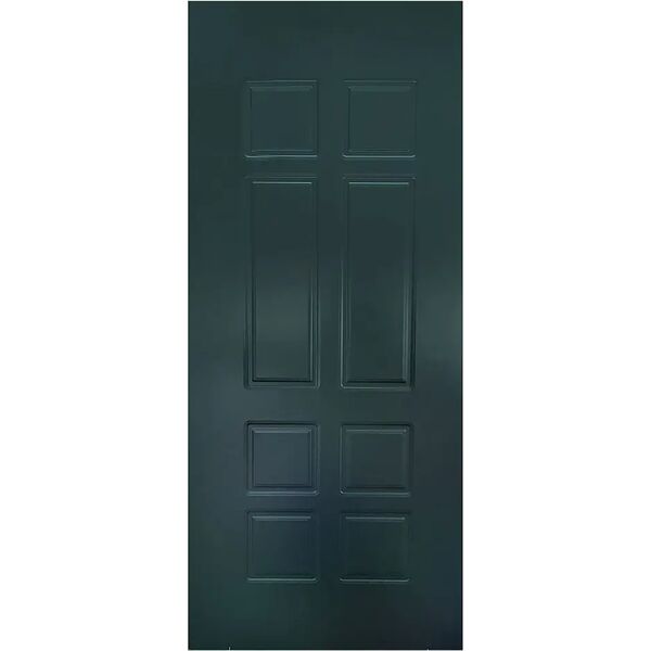 tecnomat pannello esterno in alluminio verde marezzato porta blindata 220x97 cm (hxl)