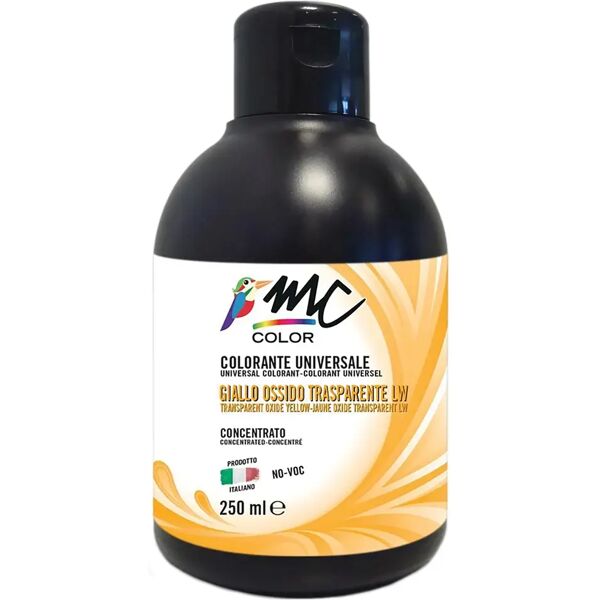 tecnomat colorante universale mc color 250 ml giallo ossido trasparente concentrato no voc